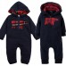 Kids Baby Boy Warm Infant Romper Jumpsuit Bodysuit Hooded Clothes Outfit